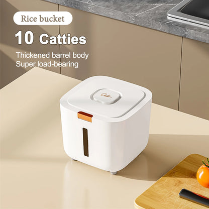 Caja de arroz a prueba de insectos y humedad de 5/10 kg con tapa